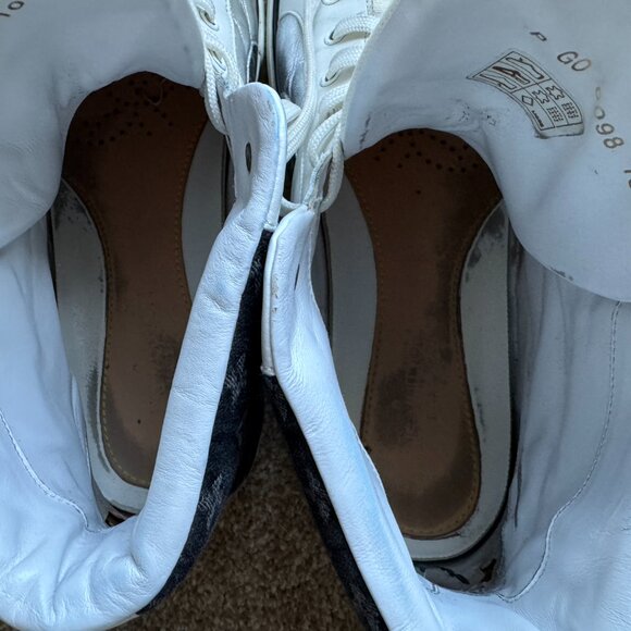 RARE Louis Vuitton Denim/Silver Skate Shoe Size 45 - Fits like US 12 - Picture 14 of 16